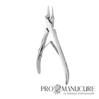 Pince à ongles incarnés Staleks Pro PODO 30 NP-30-18 lame 18 mm pointe sécurisée manches ergonomiques acier AISI 420 pour pédicure médicale podologie