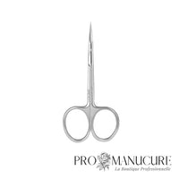Ciseaux à cuticules Staleks Pro Expert 20 Type 2 SE-20/2 lames effilées tapered manches à courbure unique ergonomique acier inoxydable pour manucure professionnelle