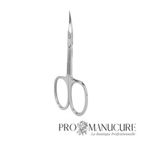 Ciseaux à cuticules Staleks Pro Expert 22 Type 1 SE-22/1 lame 21 mm courbure classique manches à courbure unique acier AISI 420 pour manucure professionnelle