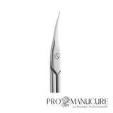 Zoom lames courbées classiques 21mm ciseaux SE-50/2 Staleks Expert 50 manches raccourcis face arrière polie pour coupe cuticule précise manucure russe
