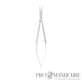 Micro-ciseaux Staleks Pro Expert 90 Type 2 SE-90/2 modelage sourcils manches allongés tweezers-style lame 15 mm acier AISI 420 pour esthétique professionnelle
