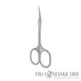 Zoom ciseaux Staleks SQ-10/4 Ballerina manches élégants surface satinée mate acier inoxydable pour manucure d'art et précision