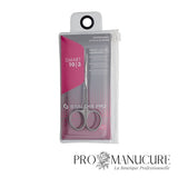 Pack - Ciseaux à cuticule Staleks Pro Smart 10 Type 3 SS-10/3 acier inoxydable lames droites étroites 22mm anneaux classiques manucure pédicure professionnelle