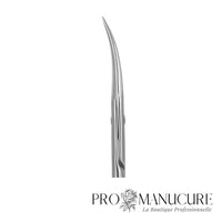 Zoom lames effilées courbure classique 20mm ciseaux SX-22/2m Staleks Exclusive Magnolia manches raccourcis surface polie pour coupe cuticule précise manucure russe
