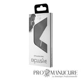 Pack - Ciseaux à cuticule avec crochet Staleks Pro Exclusive 23 Type 1 Magnolia SX-23/1m acier inoxydable lames effilées 21mm manches allongés affûtés sous microscope manucure