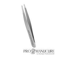Zoom pince Staleks TE-10/4 bords biseautés narrow slant finition mate affûtage manuel pour saisi poils par le dessous esthétique professionnelle et débutantes