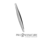 Zoom bords biseautés étroits pince TE-20/4 Staleks Expert 20 poignées longues surface mate pour épilation précise sourcils fins cabine beauté