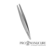 Zoom pince Staleks TE-62/4 bords biseautés narrow slant finition lisse affûtage manuel pour sourcils fins clairsemés haute sensibilité épilation