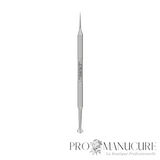 Outil cosmétologique double Staleks Pro Expert 20 Type 4 ZE-20/4 cuillère UNO et aiguille de Vidal acier AISI 420 pour nettoyage peau professionnel cabine esthétique