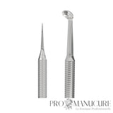 Zoom cuillère UNO Ø6mm et aiguille Vidal affûtée outil ZE-21/4 Staleks manche cannelé antidérapant pour nettoyage mécanique peau visage professionnel