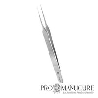 Pince à cils Staleks Pro Expert 40 Type 10 TE-40/10 droite straight partie active longue acier AISI 420 médical manches allongés ergonomiques pour extension cils professionnelle isolement