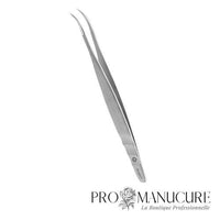 Pince à cils Staleks Pro Expert 40 Type 7 TE-40/7 courbée curved acier AISI 420 médical manches allongés ergonomiques pour extension cils volume russe 2D 3D et classique