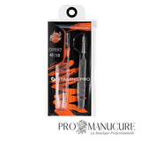 Pack - Pince à cils Staleks Pro Expert 40 Type 10 TE-40/10 droite straight partie active longue acier AISI 420 médical manches allongés ergonomiques pour extension cils professionnelle isolement