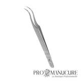 Pince à cils Staleks Pro Expert 41 Type 1 TE-41/1 courbée curved acier AISI 420 médical manches allongés ergonomiques pour extension cils classique professionnelle