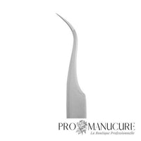 Pince à cils Staleks Pro Expert 41 Type 1 TE-41/1 courbée curved acier AISI 420 médical manches allongés ergonomiques pour extension cils classique professionnelle