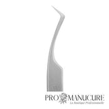 Pince à cils Staleks Pro Expert 41 Type 2 TE-41/2 L-shaped angle 40° acier AISI 420 médical manches allongés ergonomiques pour extension cils volume russe professionnel