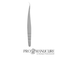 Pince à cils Staleks Pro Expert 41 Type 7 TE-41/7 L-shaped angle 30° acier dur 40X13 médical manches mats antidérapants pour extension cils professionnelle