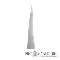 Pince à cils Staleks Pro Expert 41 Type 7 TE-41/7 L-shaped angle 30° acier dur 40X13 médical manches mats antidérapants pour extension cils professionnelle