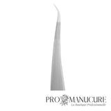 Pince à cils Staleks Pro Expert 41 Type 7 TE-41/7 L-shaped angle 30° acier dur 40X13 médical manches mats antidérapants pour extension cils professionnelle