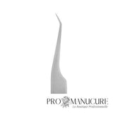 Pince à cils Staleks Pro Expert 41 Type 10 TE-41/10 droite straight nez fin manches allongés 3 rainures ergonomiques acier inoxydable médical pour extension cils professionnelle