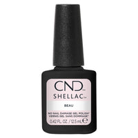 Flacon CND Shellac Beau vernis semi-permanent rose nude semi-transparent 12,5 ml