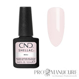 Vernis semi-permanent CND Shellac Beau rose nude semi-transparent 12,5 ml avec aperçu de la couleur