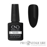 Couleur CND Shellac Black Pool – noir profond opaque avec flacon 12,5 ml