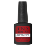 CND Shellac Books & Beaujolais 12,5 ml Sans TPO – vernis semi-permanent rouge vin