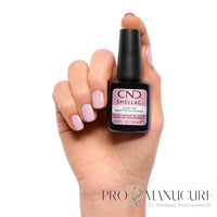 CND Shellac Cake Pop 12,5 ml Sans TPO avec rendu rose pastel sur les ongles