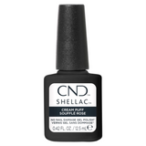 CND Shellac Cream Puff 12,5 ml Sans TPO – vernis semi-permanent blanc opaque