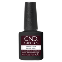 CND Shellac Dark Dahlia 12,5 ml Sans TPO – vernis semi-permanent violet prune foncé