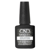 CND Shellac Dark Diamonds 12,5 ml – vernis semi-permanent noir pailleté argenté