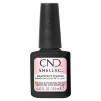 CND Shellac Grapefruit Sparkle 12,5 ml – vernis semi-permanent rose pâle nacré