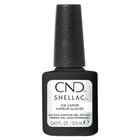 CND Shellac Ice Vapor 12,5 ml – vernis semi-permanent blanc glacé scintillant