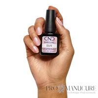CND Shellac Negligee 12,5 ml Sans TPO rose nude translucide sur ongles