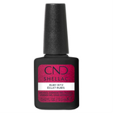 CND Shellac Ruby Ritz 12,5 ml – vernis semi-permanent rouge rubis scintillant