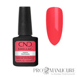 CND Shellac Tropix – nuancier rose corail vif aux nuances chaudes