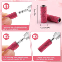 Embout Mandrel pour Mini Bandes Abrasives - NailXpert - Guide
