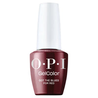 Vernis semi-permanent OPI GelColor Got The Blues For Red rouge profond