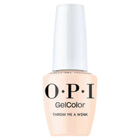 Vernis semi-permanent OPI GelColor Throw Me a Wink rose pâle à la finition crème 15 ml