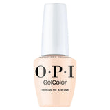 Vernis semi-permanent OPI GelColor Throw Me a Wink rose pâle à la finition crème 15 ml