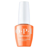 Vernis semi-permanent OPI GelColor Your Zestination Awaits orange corail 15 ml