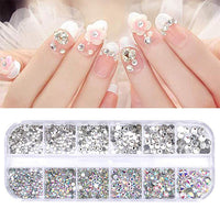 ProManucure NailArt Boite de Cristaux Silver/Cuivre 1440 Pcs