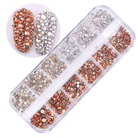 ProManucure NailArt Boite de Cristaux Silver/Cuivre 1440 Pcs