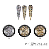 ProManucure NailArt Sequins Foil Gold