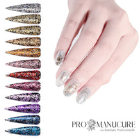 ProManucure NailArt Sequins Foil Gold
