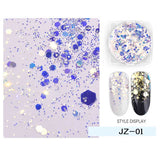 ProManucure NailArt Flocons Hexagonaux Sequins