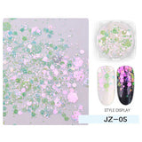 ProManucure NailArt Flocons Hexagonaux Sequins