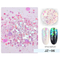 ProManucure NailArt Flocons Hexagonaux Sequins