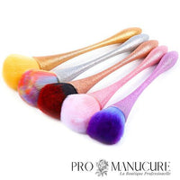 ProManucure - Brosse Plumeau Extra Doux - Manche Glitter